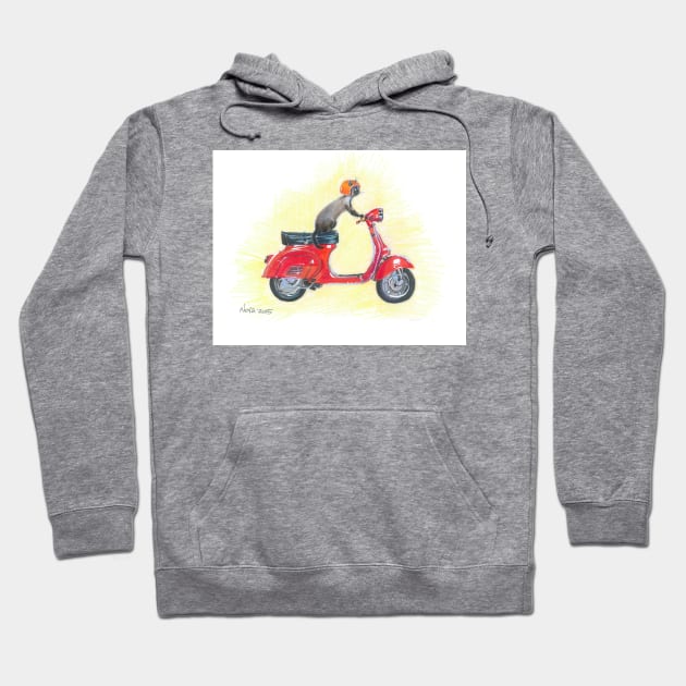 Vespa Hoodie by Novaart